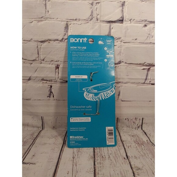 Bonny By Bradshaw #78968 COCKTAIL STRAINER Free Shipping - Picture 2 of 4